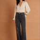 Wrinkle Effect Slim Shirt