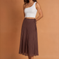 Polka Dot Midi Skirt