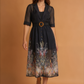 Rosa Sheer Black Floral