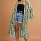 Byron Print Open Front Kimono