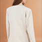 Sand Lapel Blazer with Trim