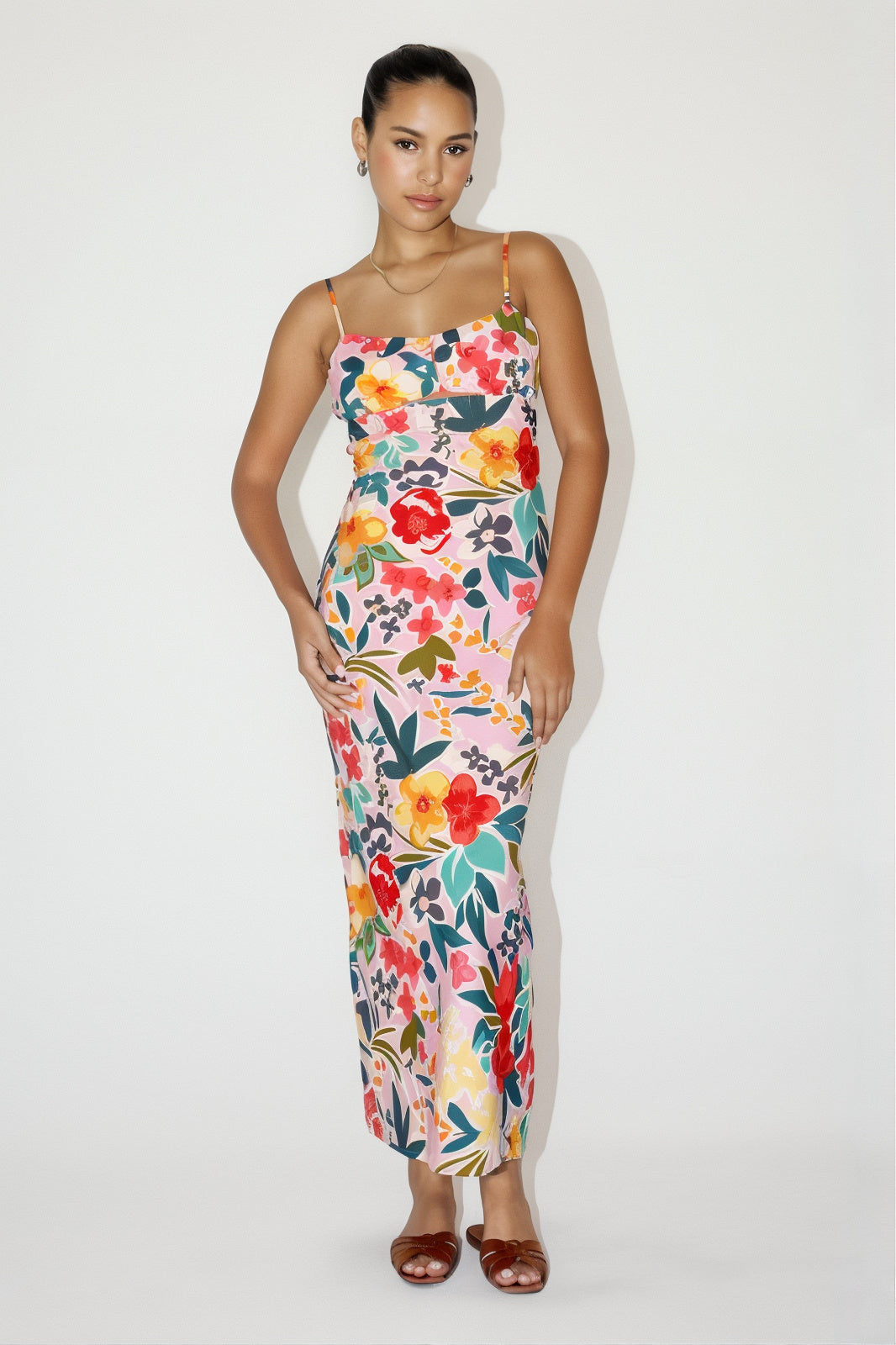 Gabs Tropical Floral Maxi Dress