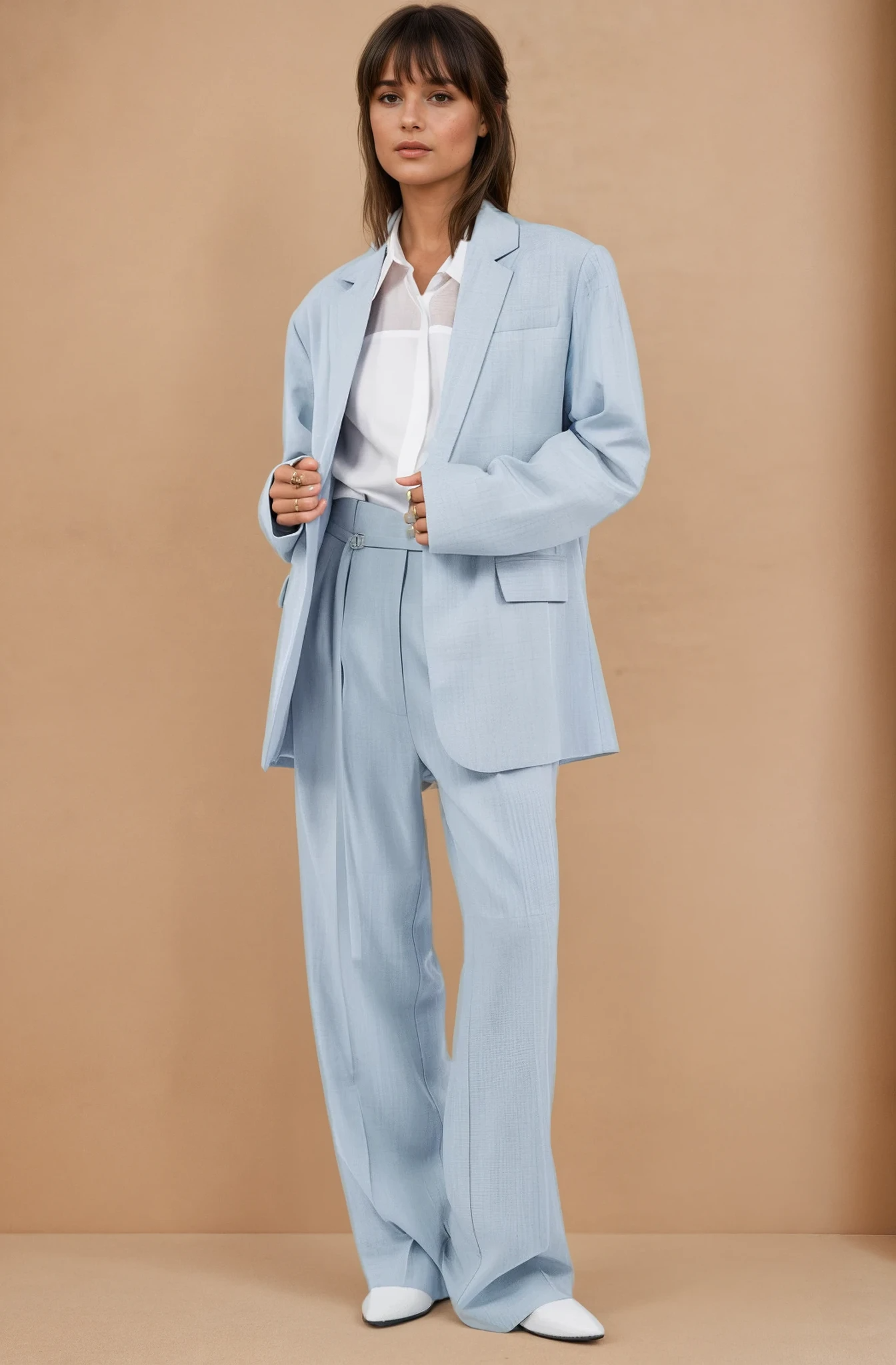 Chambray Classic Blazer