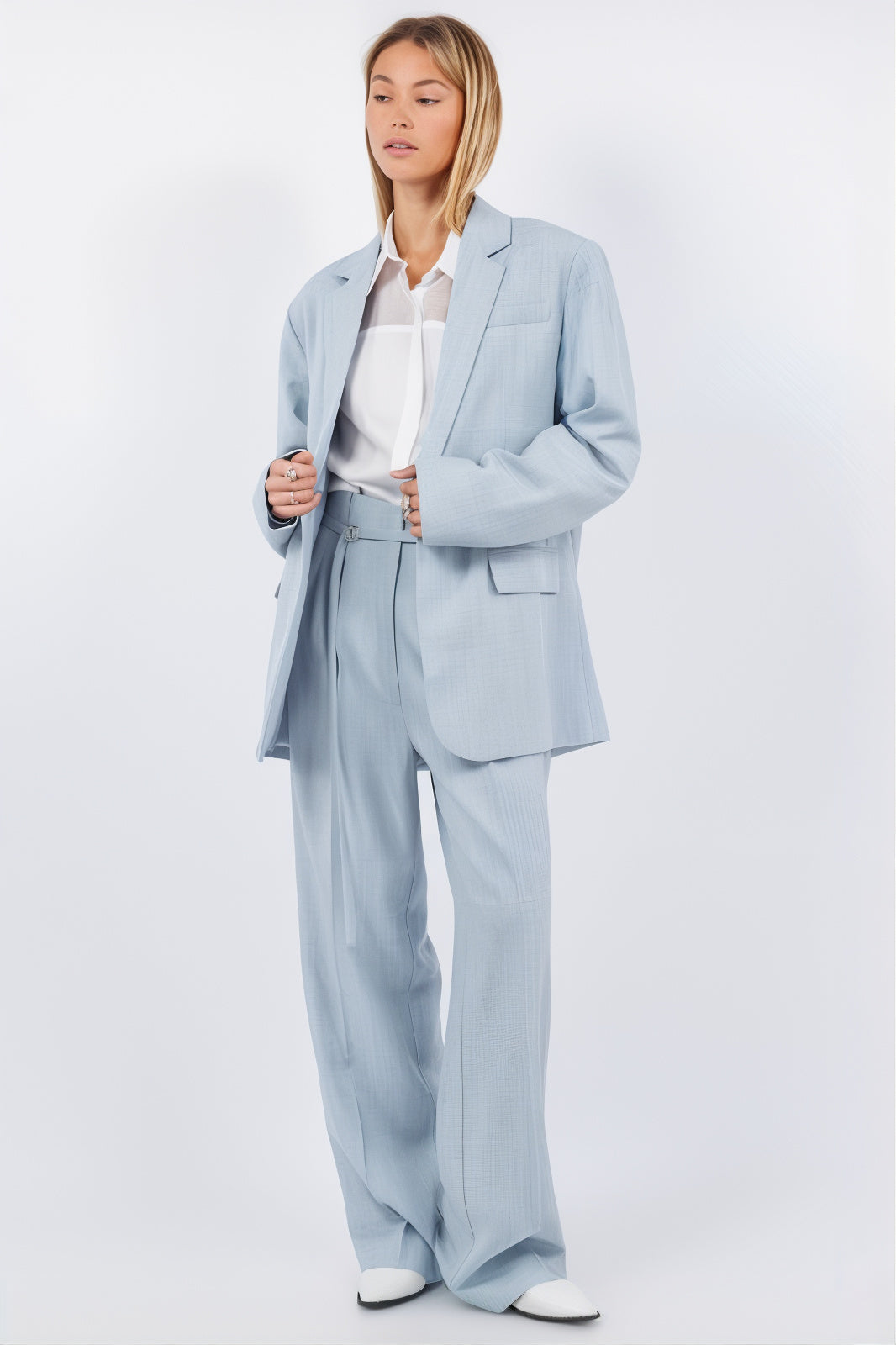 Chambray Classic Blazer