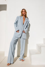 Chambray Classic Blazer