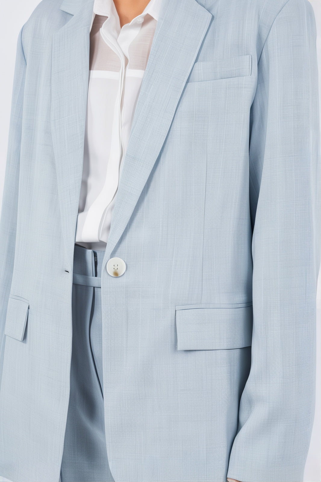 Chambray Classic Blazer
