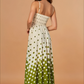 Mae Green Spotted Maxi Dress