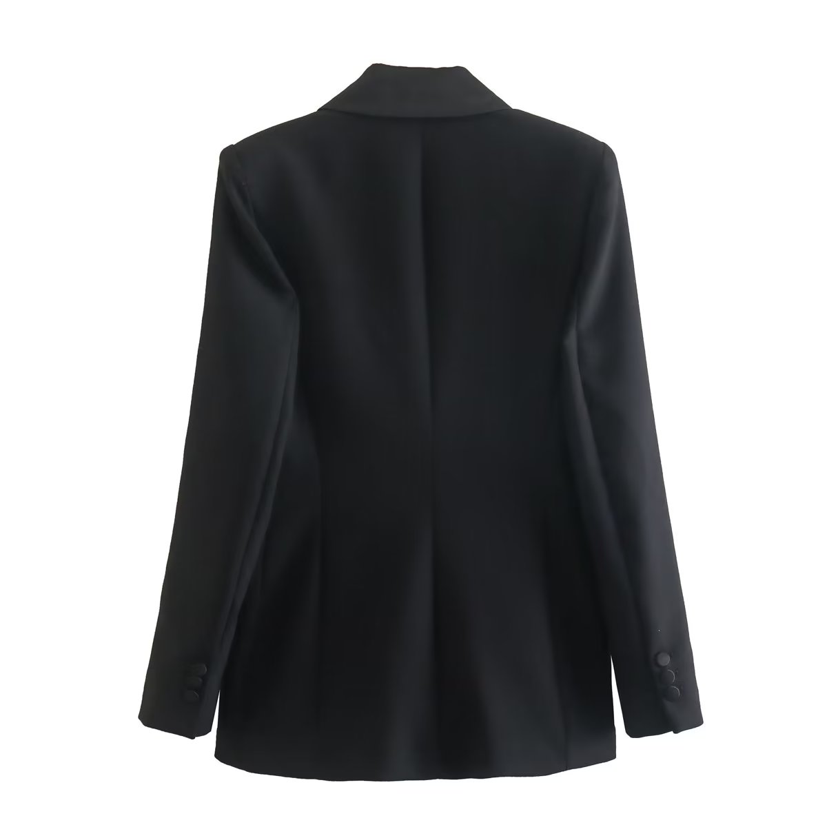 Silk Satin Padded Blazer