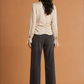 Wrinkle Effect Slim Shirt