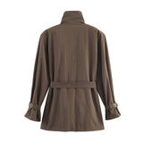 Syrie Synched  Waistband Trench Coat
