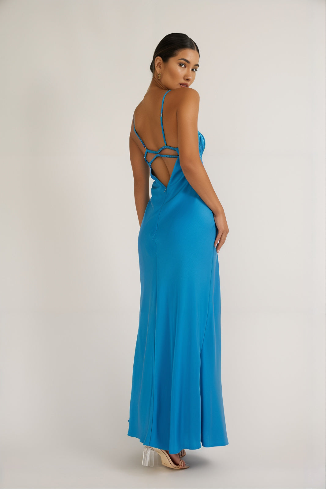 Annette Ruched Maxi Dress
