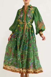 Arabella Peacock Summer Light Print Dress