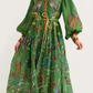 Arabella Peacock Summer Light Print Dress