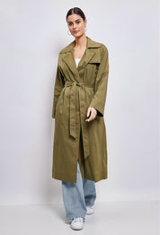 Gille Khaki Trench Coat