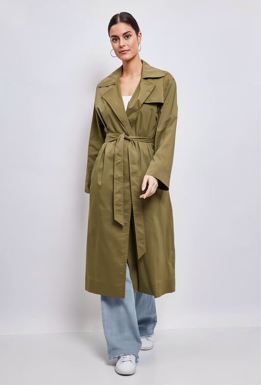 Gille Khaki Trench Coat