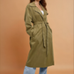 Gille Khaki Trench Coat