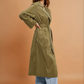Gille Khaki Trench Coat