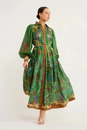 Arabella Peacock Summer Light Print Dress