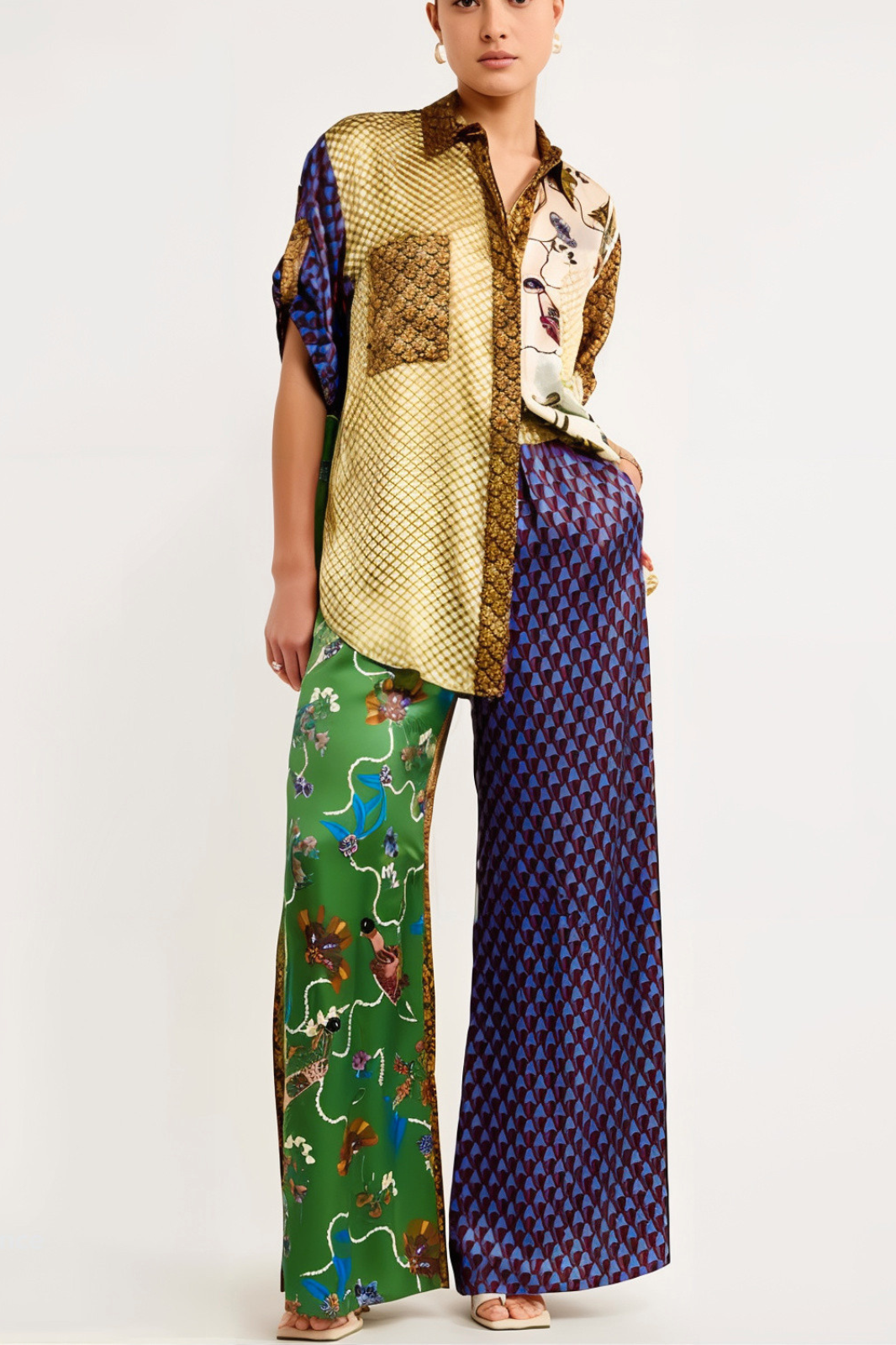 Laurent Patchwork Shirt