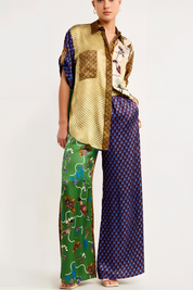 Laurent Patchwork Shirt