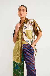 Laurent Patchwork Shirt