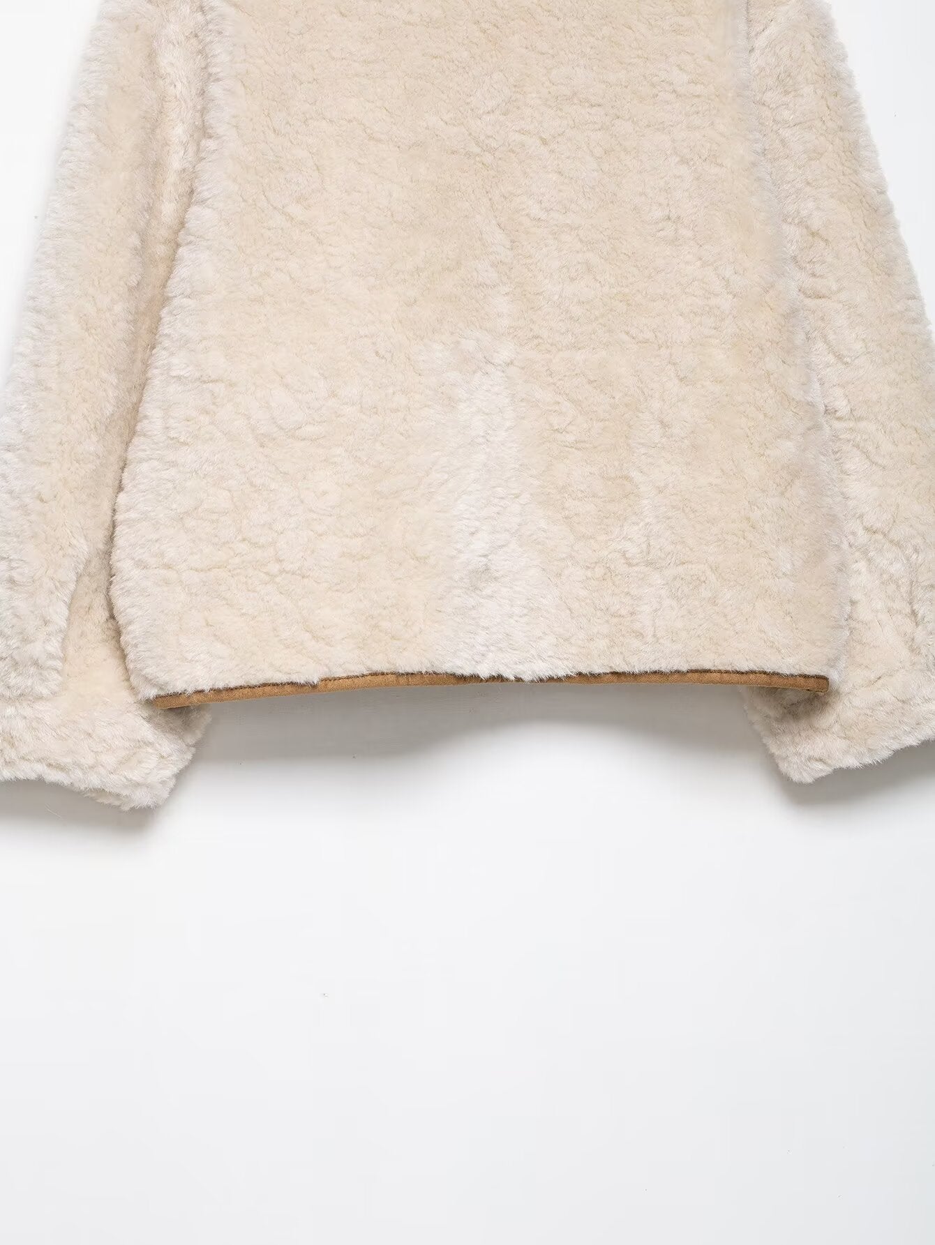 Bethany Cream Fluffy Winter Jacket