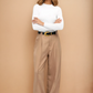 Relaxed Fit Seamed Trousers