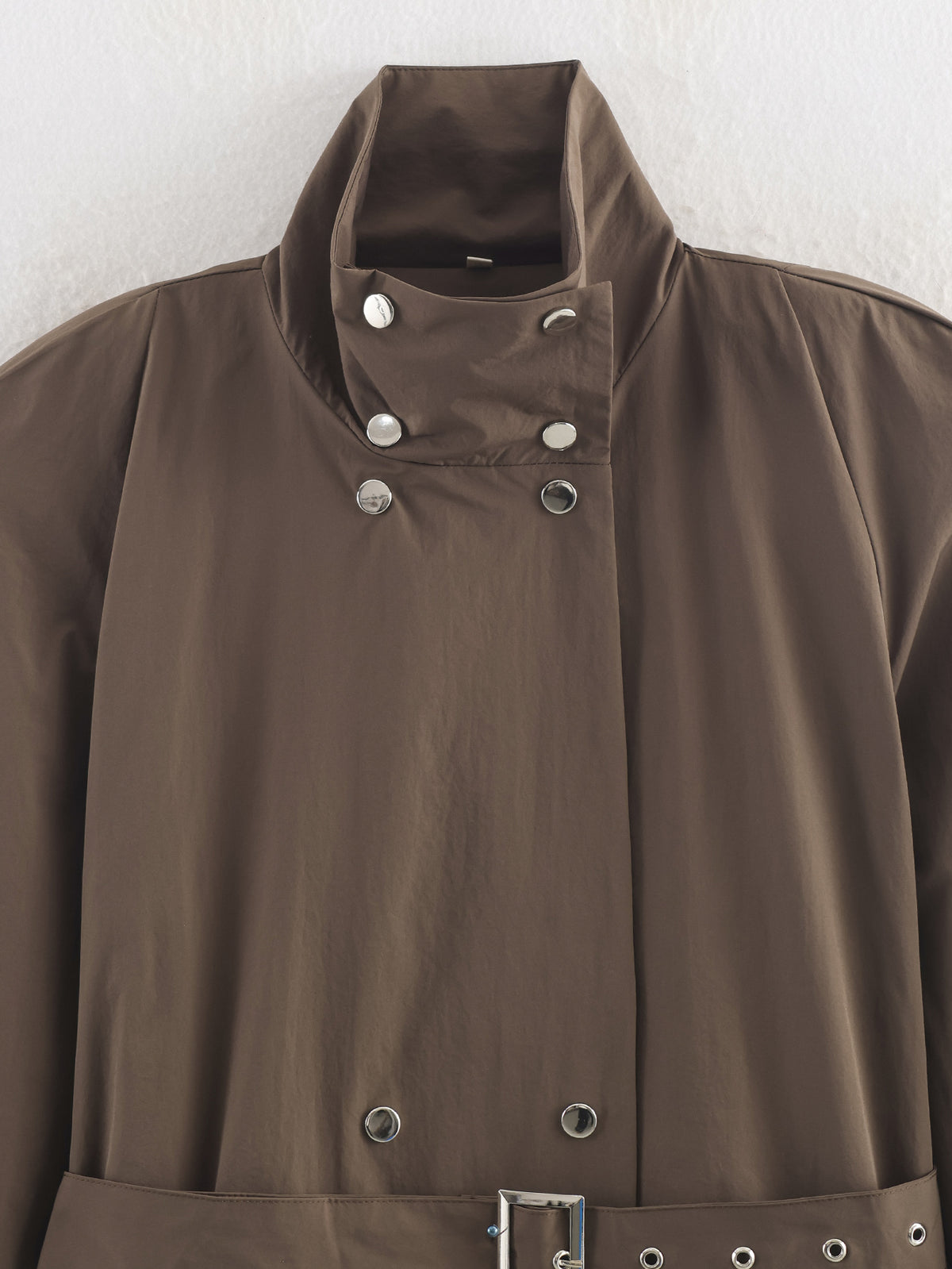Syrie Synched  Waistband Trench Coat