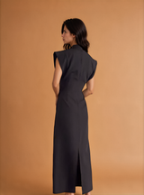 Lizzy Elevated Black Midi