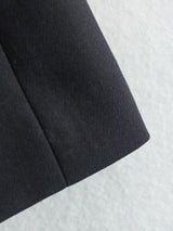 Silk Satin Padded Blazer