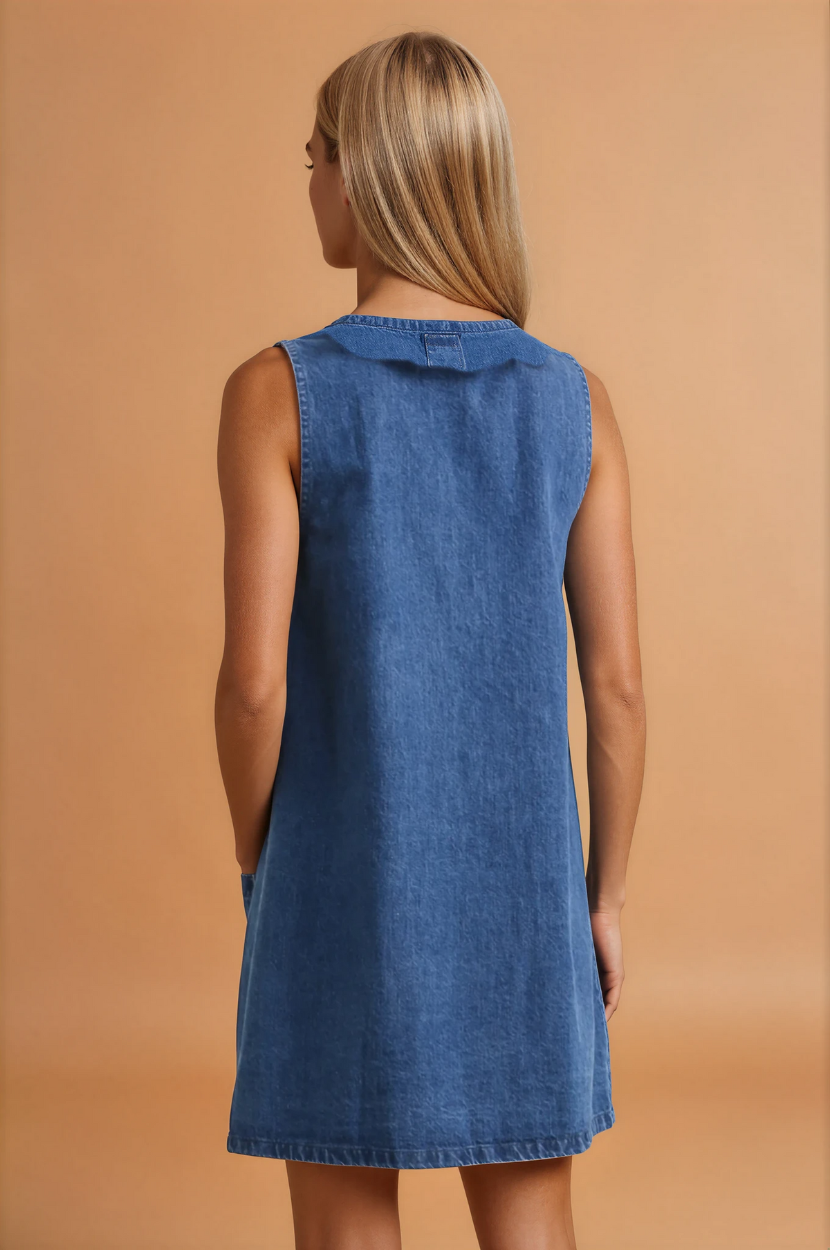 Gabby Blue Denim Dress