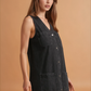 Gabby Black Denim Dress