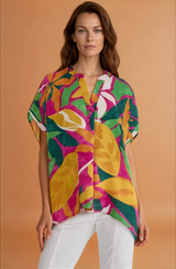 Orchid Print Top