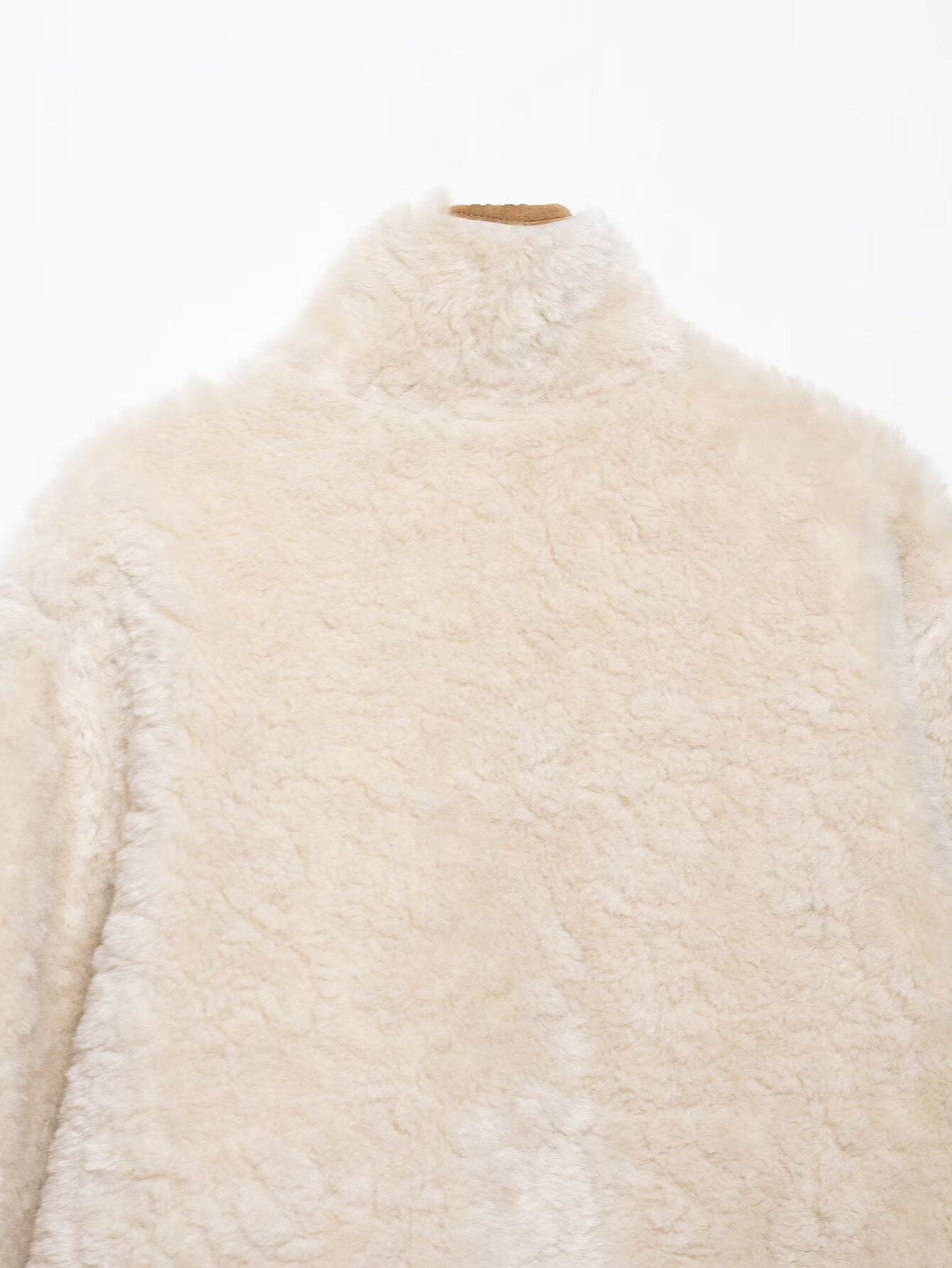 Bethany Cream Fluffy Winter Jacket