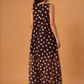 Mesh Polka Dot Maxi Dress