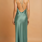 Jem Green Satin Maxi Dress