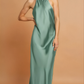 Jem Green Satin Maxi Dress