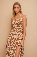 Paloma Side Slit Maxi Dress