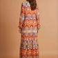 Elena Button Down Maxi Dress