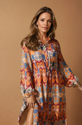 Elena Button Down Maxi Dress