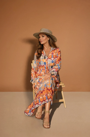 Elena Button Down Maxi Dress