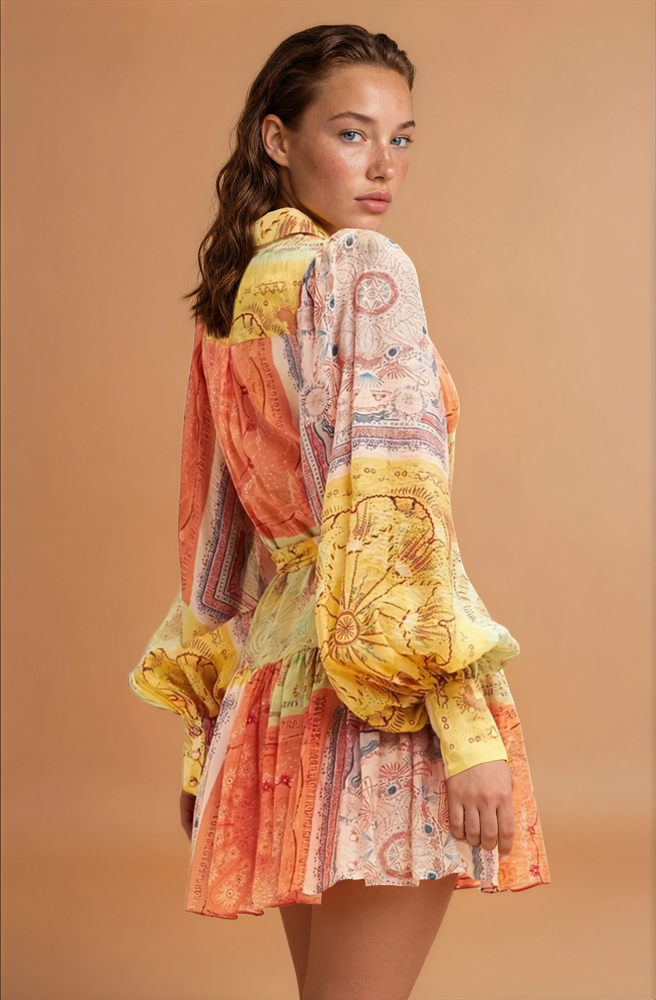 Asha Solstice Belted Dress