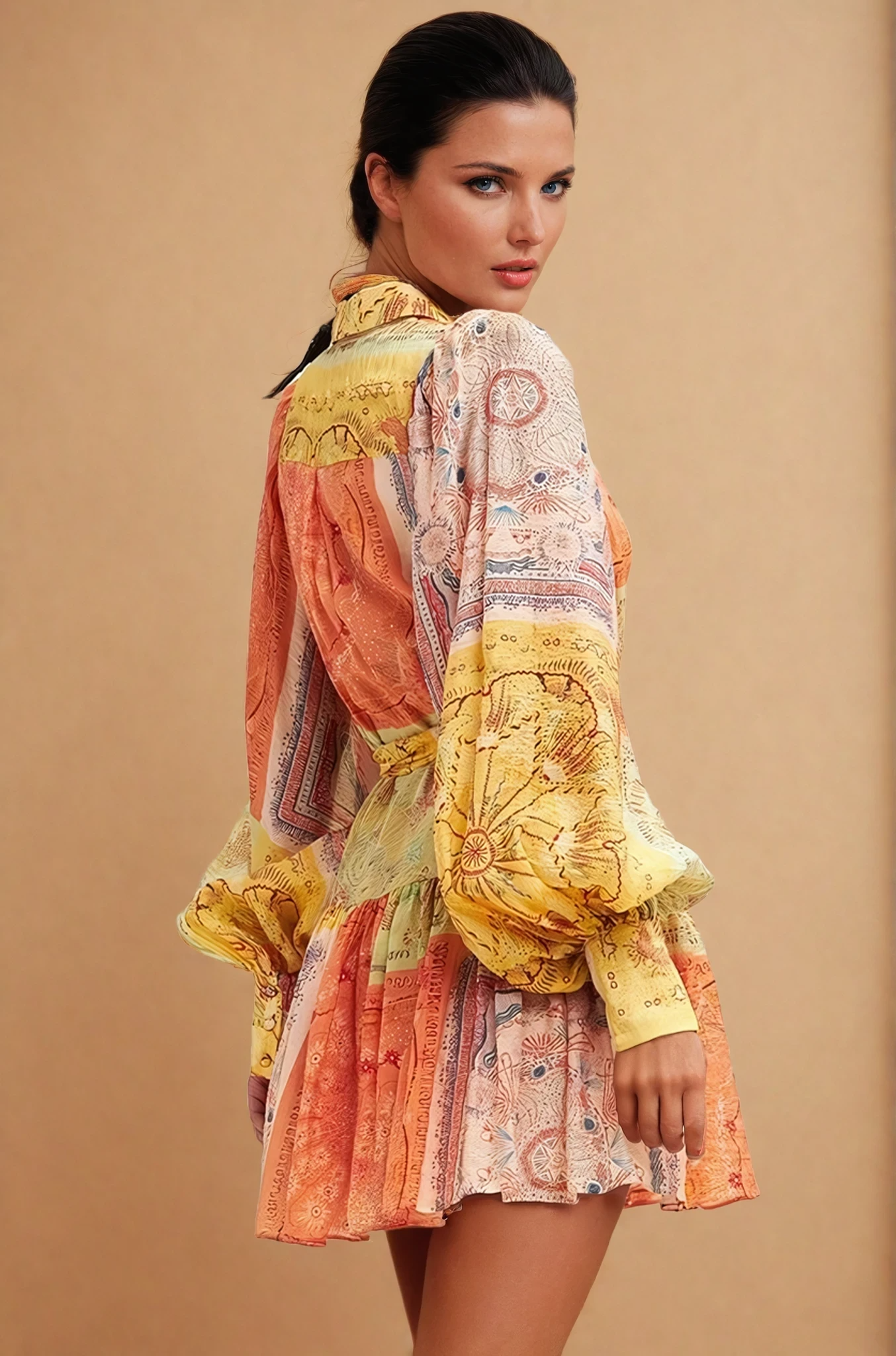 Asha Solstice Belted Dress