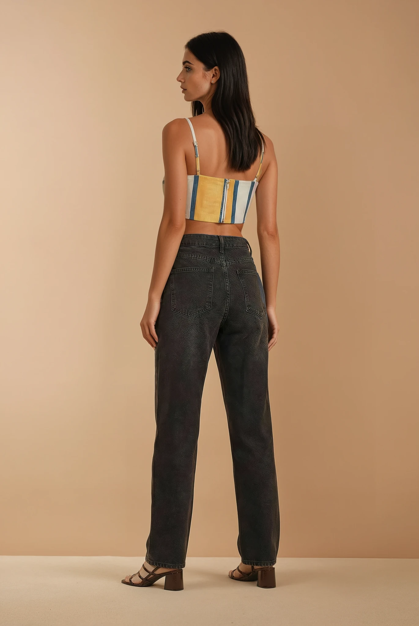 High Waisted Black Jeans