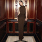 Women Clothing Spring Solid Color Casual Elegant round Neck Sleeveless Pleated Slim Maxi Dress