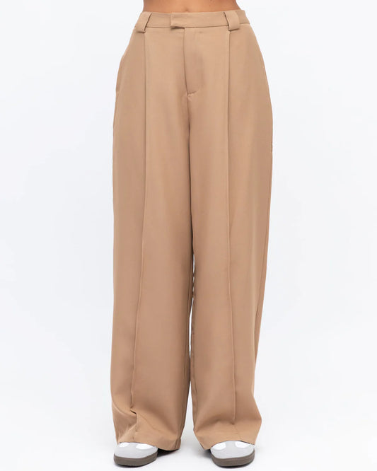 Relaxed Fit Seamed Trousers