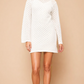White Crochet Mini Dress