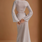 White/Sand Floral Nisha Maxi Dress