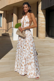 White & Sand - Clovelly Maxi Dress