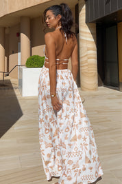White & Sand - Clovelly Maxi Dress